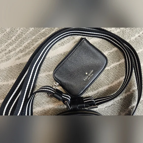 Kate Spade Rosie Pebbled Leather Black Crossbody - Picture 3 of 10